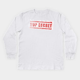 Top secret t-shirt Kids Long Sleeve T-Shirt